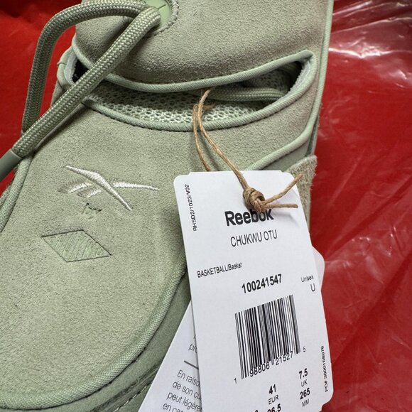 BNWT Reebok Footwear Reebok X Tobe Chukwu Otu shoes, mint/mint/black, size 8.5 - Picture 3 of 5